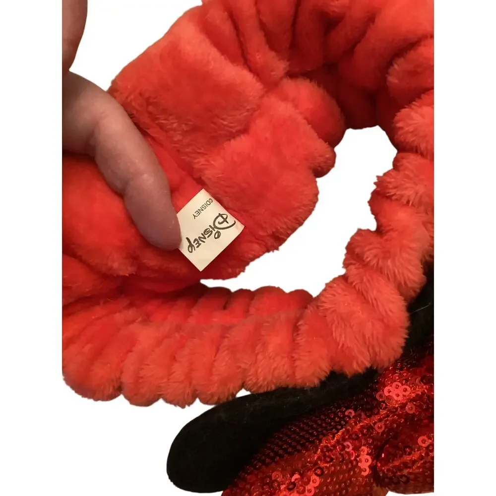 NWOT The Crème Shop x Disney 3D Minnie Mouse Red Teddy Headyband Ruby Glitz